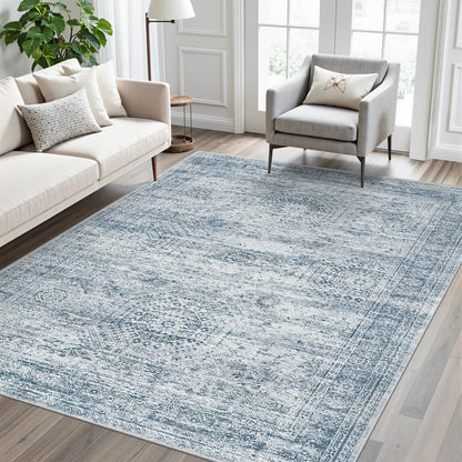Soalmost Area Rugs for Living Room Dining Room Non-Slip Washable Rug