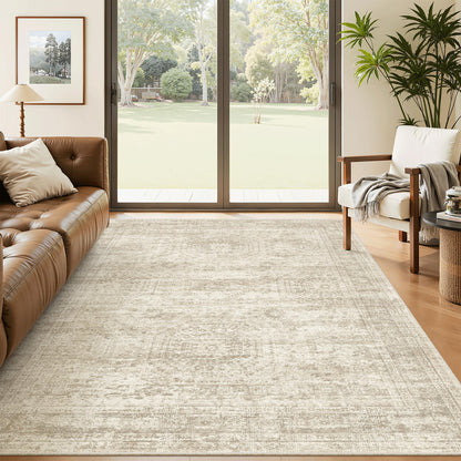 Soalmost Area Rugs for Living Room Dining Room Non-Slip Washable Rug