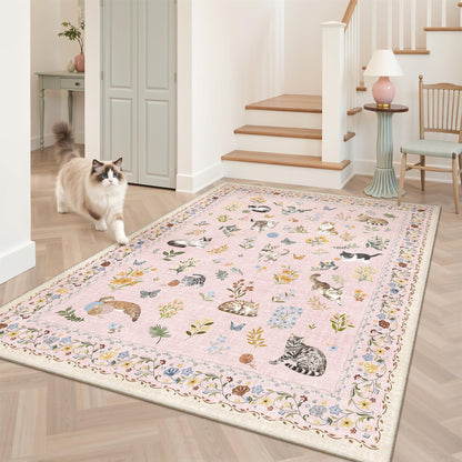 Soalmost Area Rugs for Living Room Dining Room Non-Slip Washable Rug