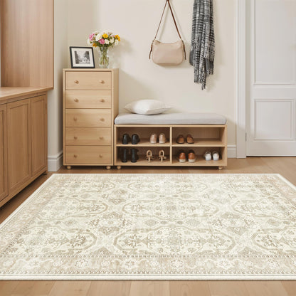 Soalmost Area Rugs for Living Room Dining Room Non-Slip Washable Rug
