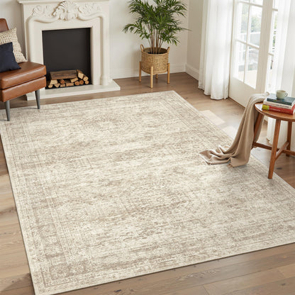 Soalmost Area Rugs for Living Room Dining Room Non-Slip Washable Rug