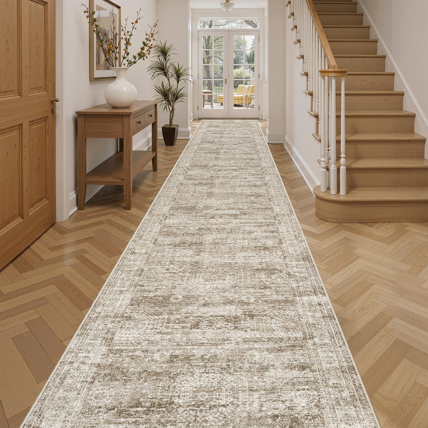 Soalmost Area Rugs for Living Room Dining Room Non-Slip Washable Rug