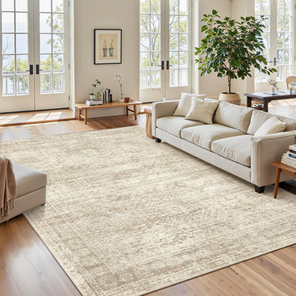 Soalmost Area Rugs for Living Room Dining Room Non-Slip Washable Rug