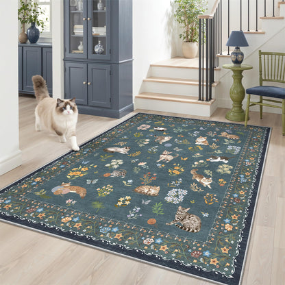 Soalmost Area Rugs for Living Room Dining Room Non-Slip Washable Rug