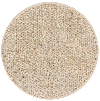Natural Seagrass Basketweave Area Rug Natural Beige 5x8